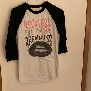 Womens Young and Reckless Graphic Tee Shirt